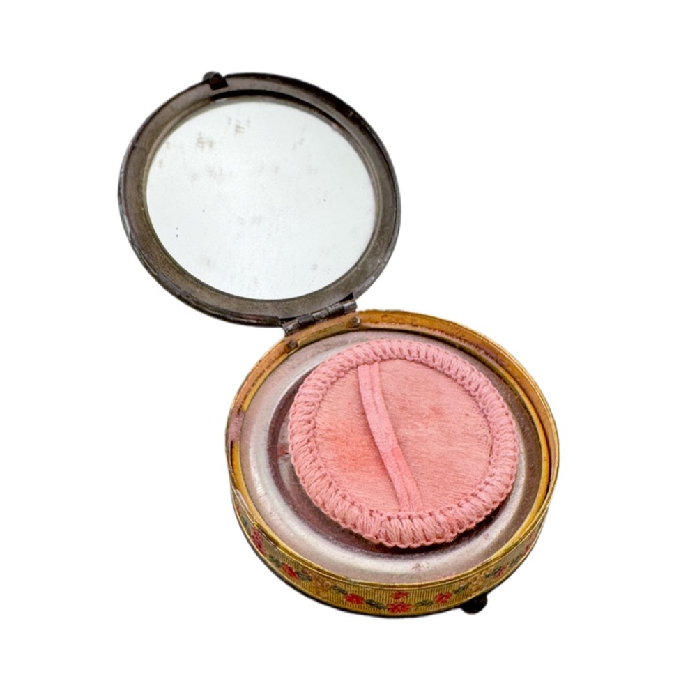 Vintage Makeup Compact Double Sided
